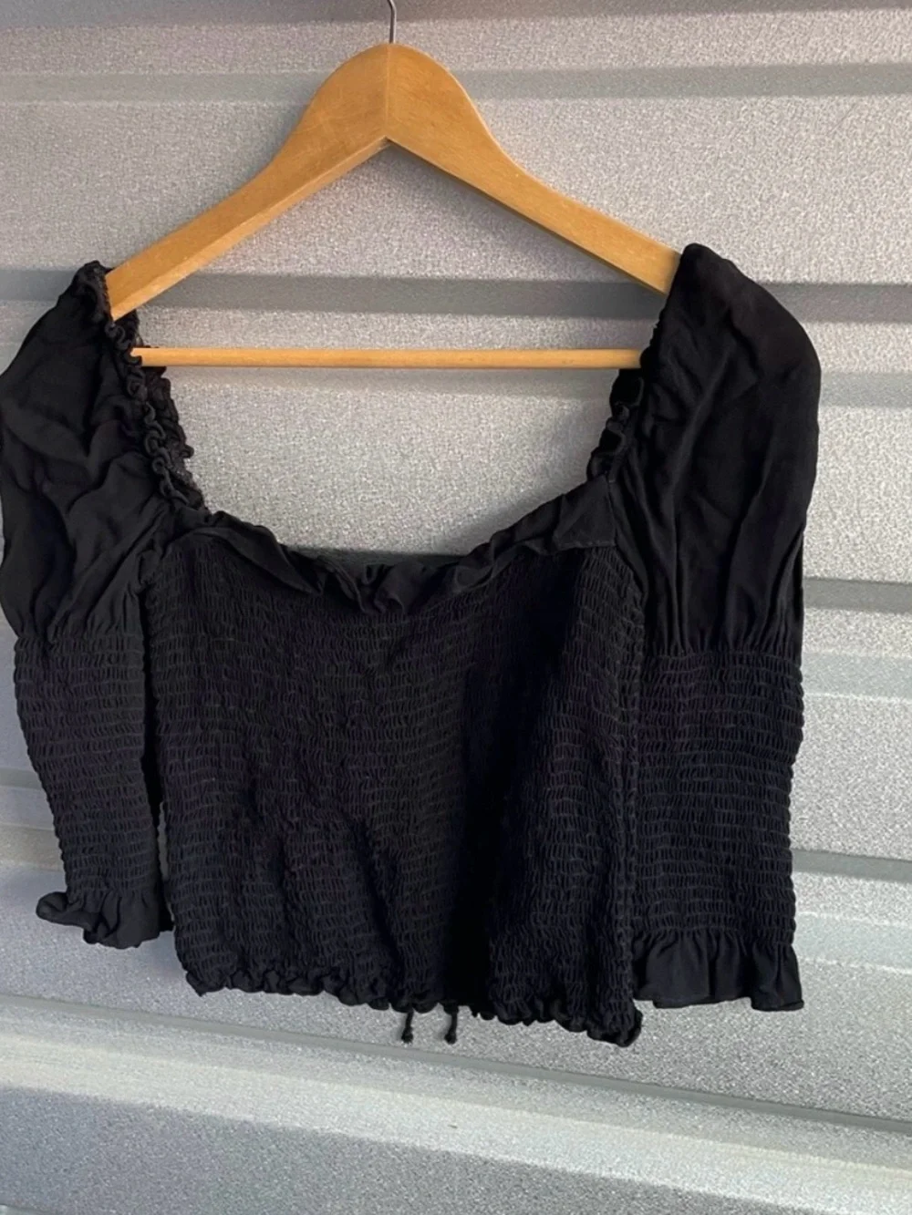 Reformation julie square neck blouse
